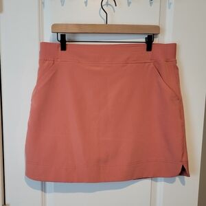32 Degrees Cool Women's Athletic Skort Coral size Large EUC Sporty Activewear